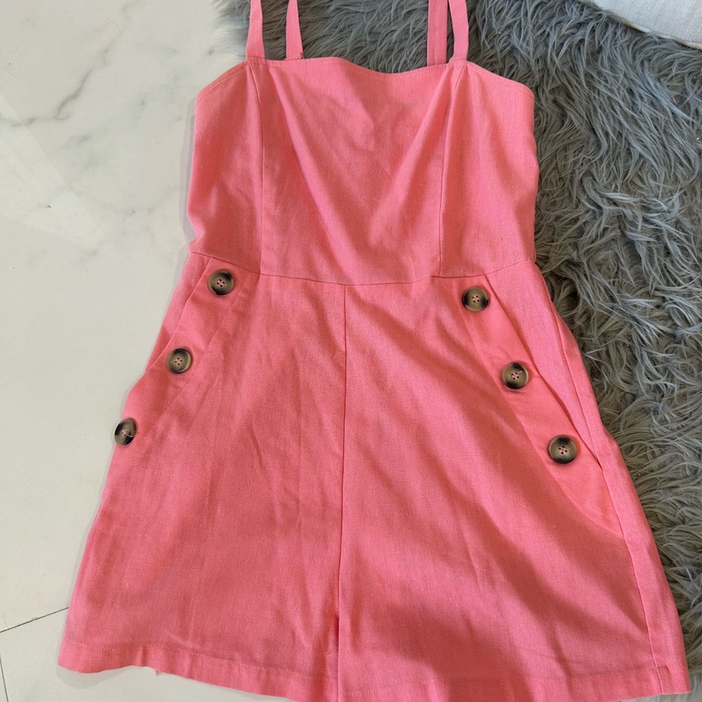 Pink Women’s Romper